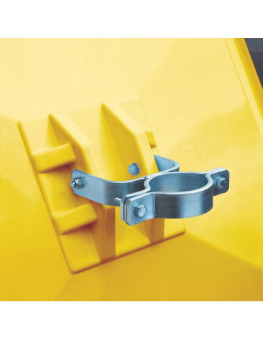 Eucryl ronde bewakingsspiegel - geel zwart