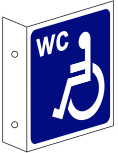 Rolstoel haakse bord, pvc, 200 x 200 mm