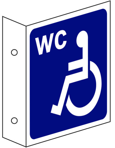 Rolstoel haakse bord, pvc, 200 x 200 mm