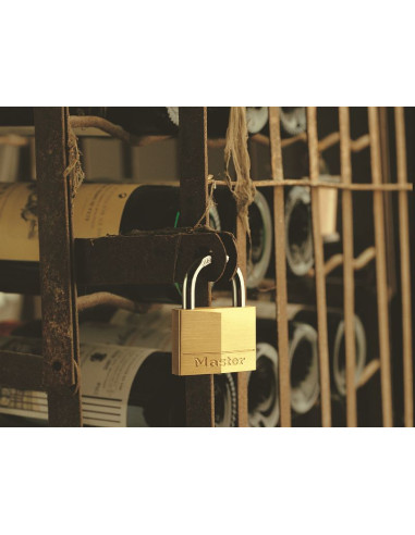 Masterlock 140EURD gelijksluitende hangsloten met sleutels - 4 stuks