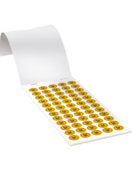 Keuringssticker jaartal 26, 15 mm, 420 per boekje
