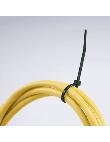 Kabelbinders - zwart - polyamide - 100 stuks