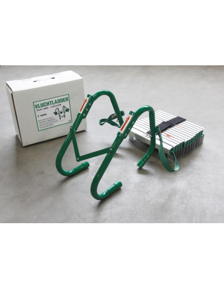 Vluchtladder - groen - verschillende formaten