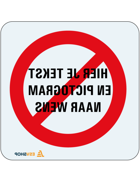 Raamsticker naar wens - eigen ontwerp