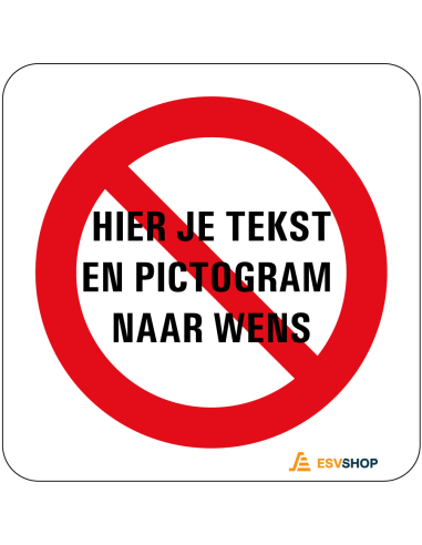 Raamsticker naar wens - eigen ontwerp