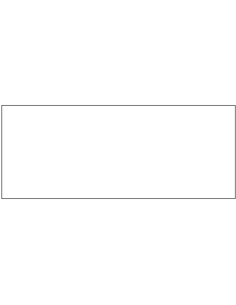 Blanco magneetsticker - wit - rechthoekig - beschrijfbaar