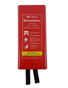 Mexxo blusdeken in hardcase, rood