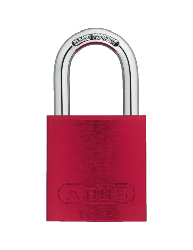 ABUS hangslot 72/40, aluminium, rood