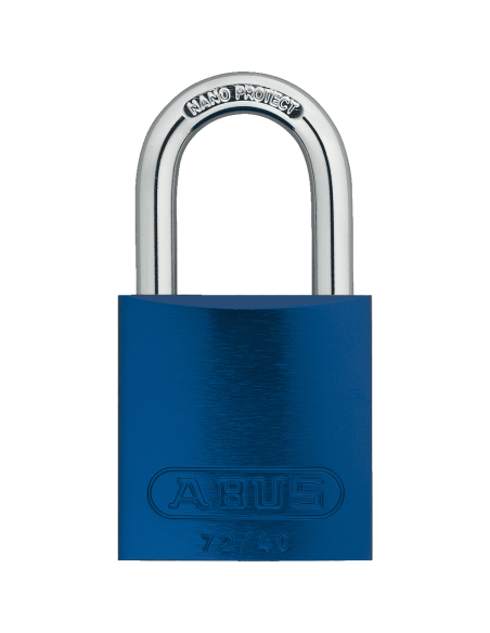 ABUS hangslot 72/40, aluminium, blauw