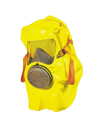 MSA S-Cap vluchtmasker in kartonnen doos, geel