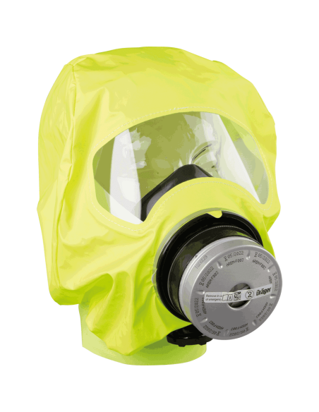 Dräger PARAT 5530 vluchtmasker met filter, geel