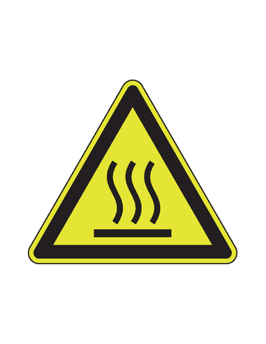 Extra lichtgevende warm oppervlak sticker - W017