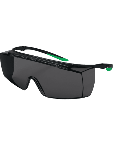 Uvex Super F OTG 9169-545 overzetbril, zwart groen