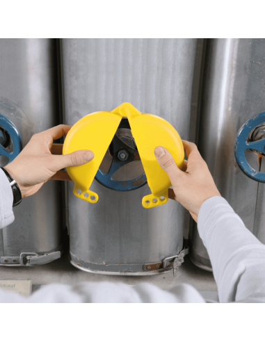 Catu afsluitervergrendeling, geel