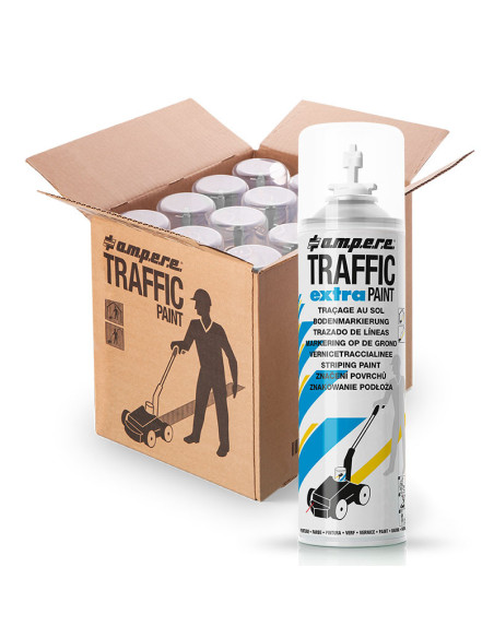Ampere Traffic extra markeerverf, wit, 500 ml