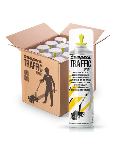 Ampere Traffic paint markeerverf, geel, 500 ml