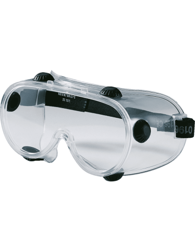 Aero ruimzichtbril, transparante lens