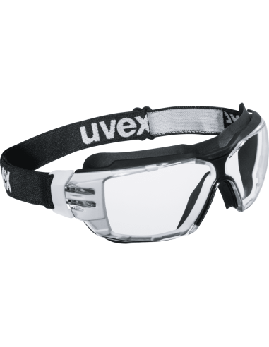 Uvex Pheos CX2 Sonic ruimzichtbril, zwart met grijs en transparante lens