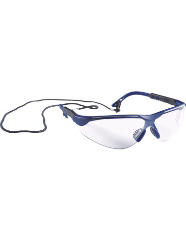 ESV WORK C3 Comfort veiligheidsbril, blauw met transparante lens