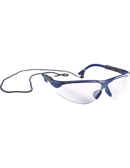 ESV WORK C3 Comfort veiligheidsbril, blauw met transparante lens