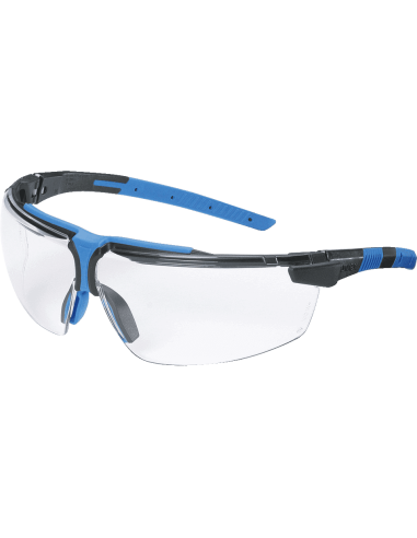 Uvex i-3 9190-839 veiligheidsbril, blauw zwart, transparante lens