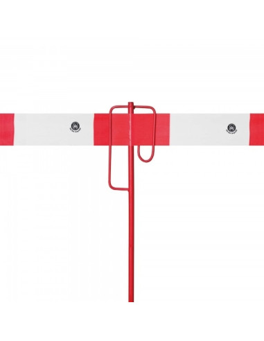 Paal voor afzetlint, rood