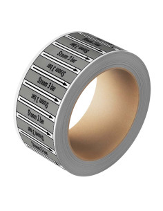 Stoom 3 bar leidingmarkering op rol, 25 meter, rechthoekig, tekst Stoom 3 bar