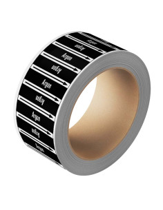 Argon leidingmarkering op rol, 25 meter, rechthoekig, tekst Argon