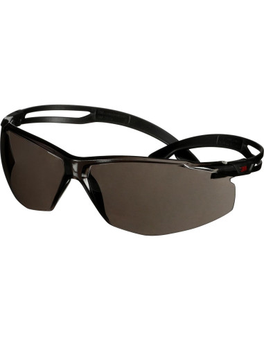 3M SecureFit SF500 veiligheidsbril met AS/AF-coating, zwart montuur, smoke lens