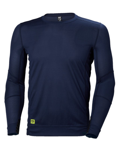 Helly Hansen 75105 Lifa Crewneck thermoshirt - marineblauw