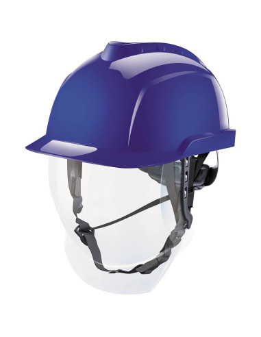 MSA V-Gard 950 veiligheidshelm - ongeventileerd - blauw