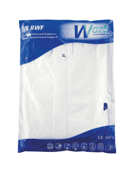 ESV WORK chemisch bestendige wegwerpoverall, wit