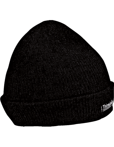 Thinsulate gebreide werkmuts - zwart