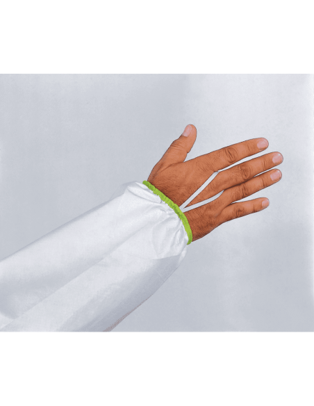 Uvex 9877 chemisch bestendige wegwerpoverall - 5 stuks, wit