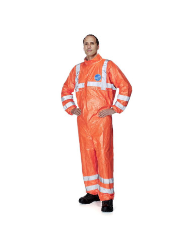 DuPont Tyvek 500 HV wegwerpoverall, fluo oranje