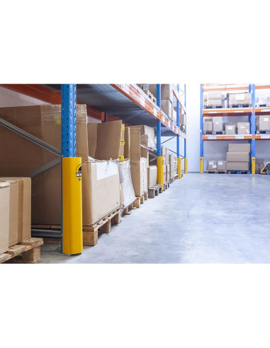 Ampere Rack-Mammut stellingbeschermer, geel