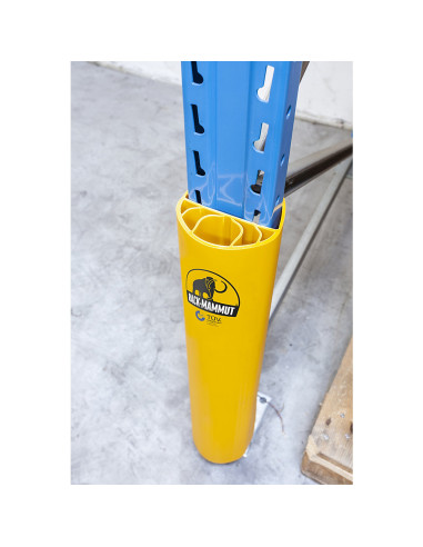 Ampere Rack-Mammut stellingbeschermer, geel