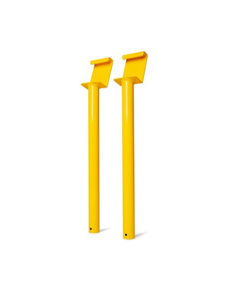 Ampere montageset stellingbeschermers maat L en XL, geel