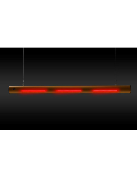 Ampere Rack-Mammut hoogtebegrenzer met alarm, geel zwart, rode lampen