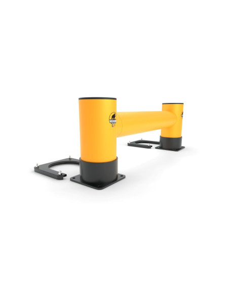 Ampere Rack-Mammut mobiele voetplaat, zwart