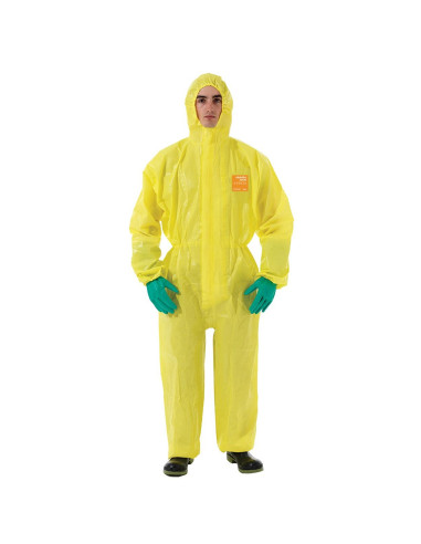 Ansell AlphaTec 3000 wegwerpoverall, geel