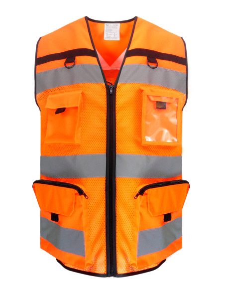 Yoko mesh Hi-Vis toolvest - oranje