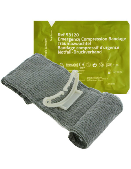 Traumazwachtel met clip - 10 cm