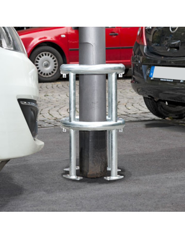 Morion beschermbeugel lantaarnpaal 360° - zinkgrijs