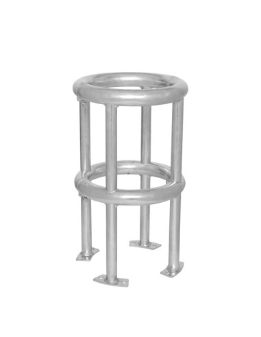 Morion beschermbeugel lantaarnpaal 360° - zinkgrijs