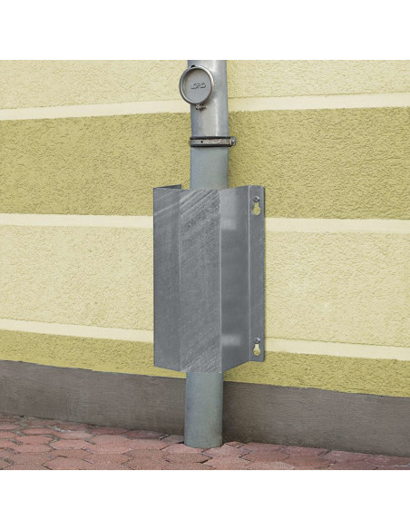 Morion buisbeschermer - wandmontage - grijs