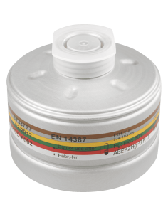 Dräger 1140 A2 B2 E2 K2 Hg P3RD combifilter - schroefdraad sluiting - zilver