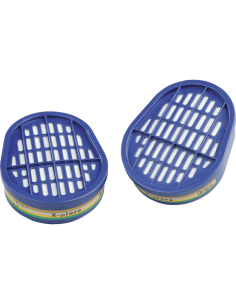 Dräger A1B1E1K1 P3 combifilter - bajonet sluiting - blauw