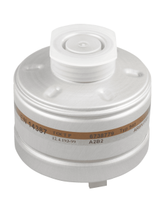 Dräger 940 A2B2 combifilter - schroefdraad sluiting - zilver