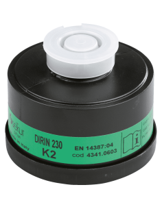 EKASTU DIRIN K2 gasfilter - zwart - schroefdraad sluiting